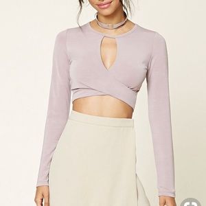 🆕 Mauve crop top